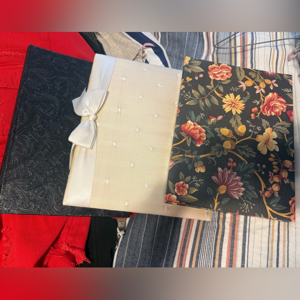 Floral and Cream Photo Books